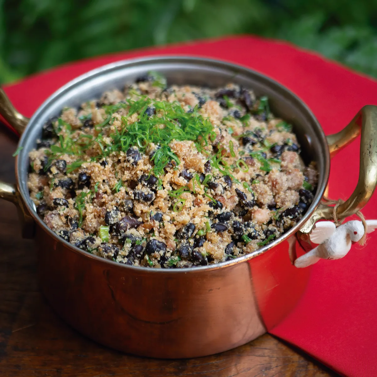 Farofa de Feijão da Festa do Divino