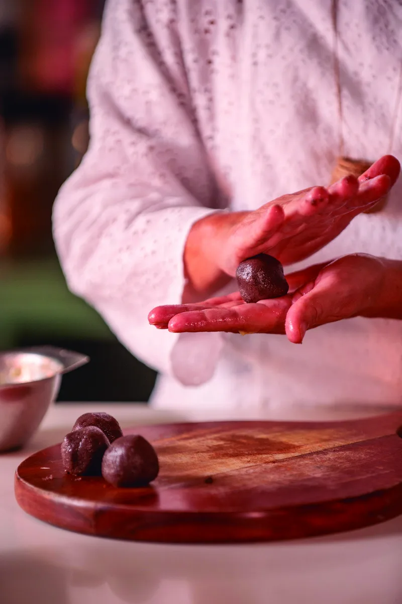 Brigadeiro de Juçara — detalhe