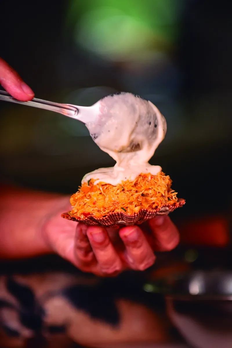 Casquinha de Siri — detalhe