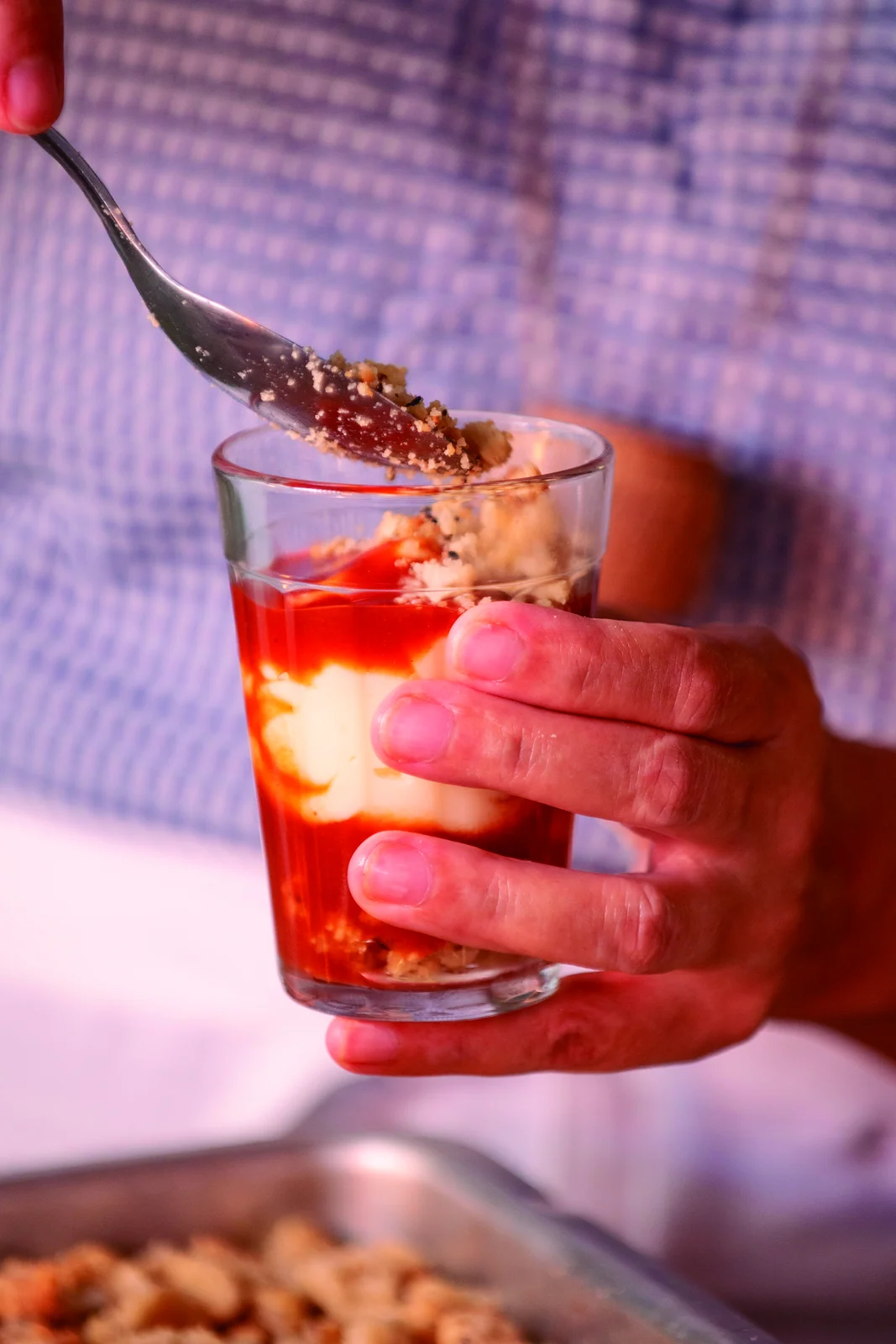 Creme de Queijo, Goiabada e Crumble de Dukahh da Angeli