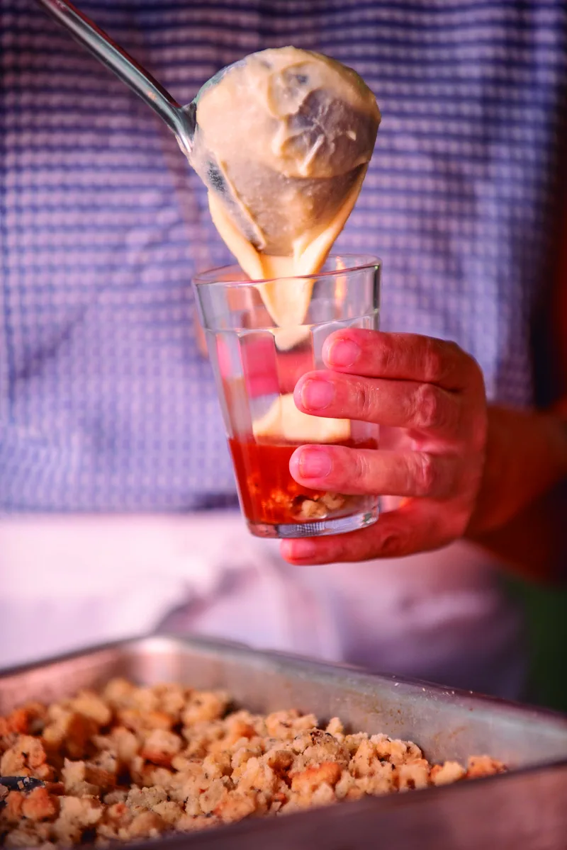 Creme de Queijo — detalhe